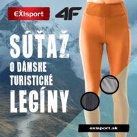 Súťaž o 3x dámske turistické legíny značky 4F