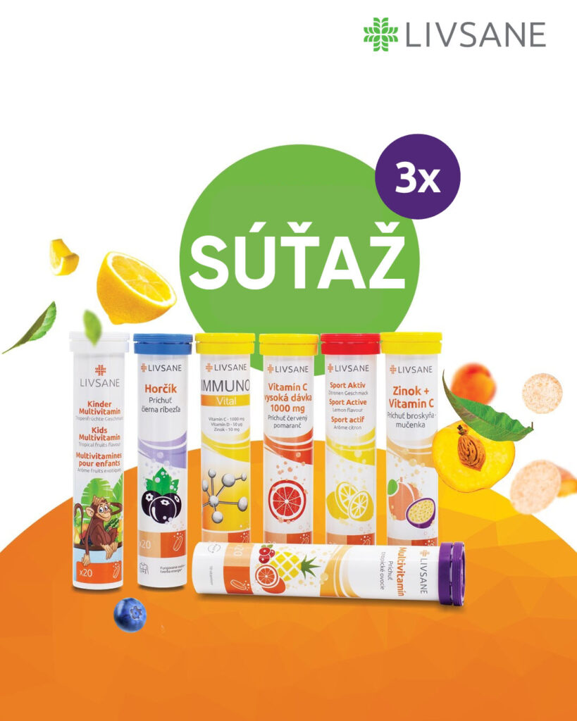 Vyhrajte až 14 balení šumivých tabliet LIVSANE