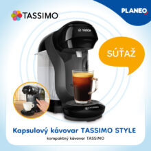 Vyhrajte s PLANEO kompaktný kapsulový kávovar Tassimo STYLE