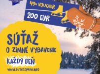 Hrajte o dovolenku na snehu v hodnote 1 850 € a každý deň o voucher