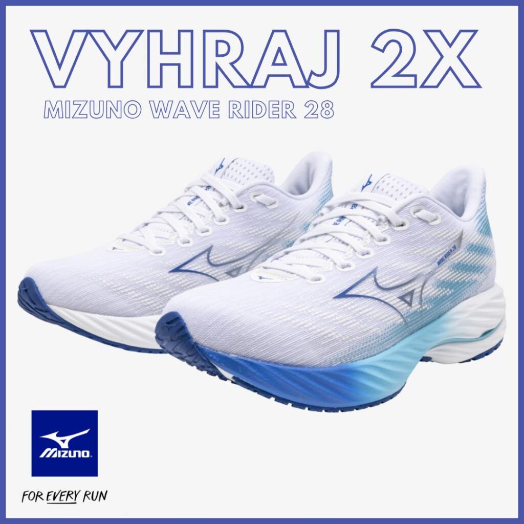 Súťažte o bežeckú obuv Mizuno Wave Rider 28