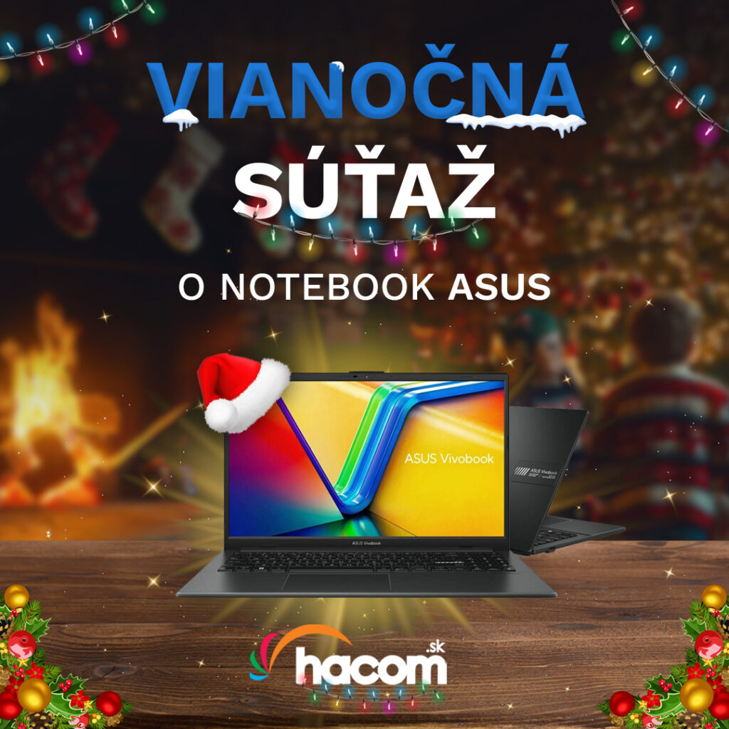 Veľká vianočná súťaž o notebook ASUS Vivobook Go 15