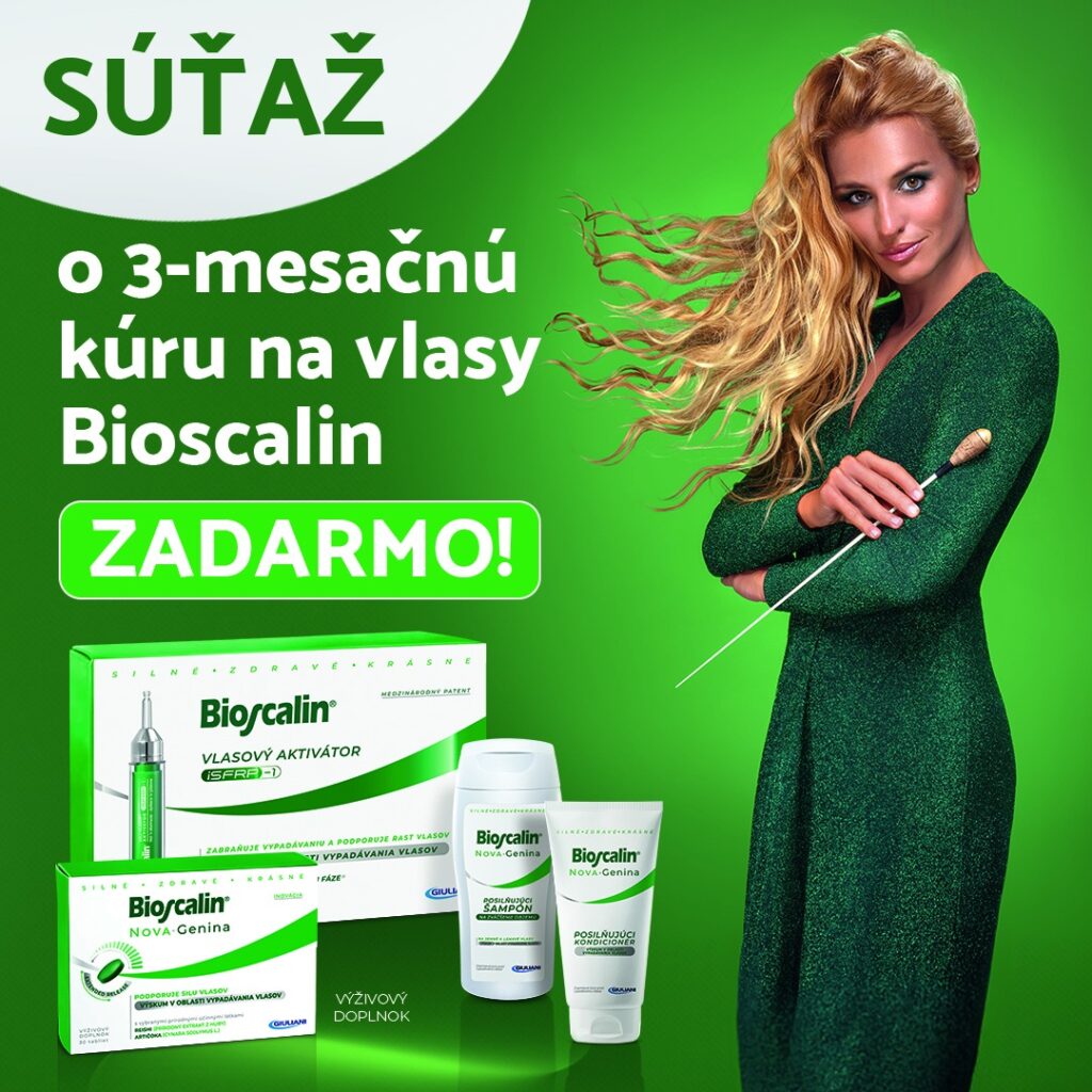 Súťaž o 3-mesačnú kúru na vlasy Bioscalin