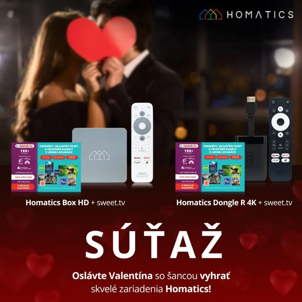 Súťaž o Homatcis Box HD a Homatics Dongle R 4K