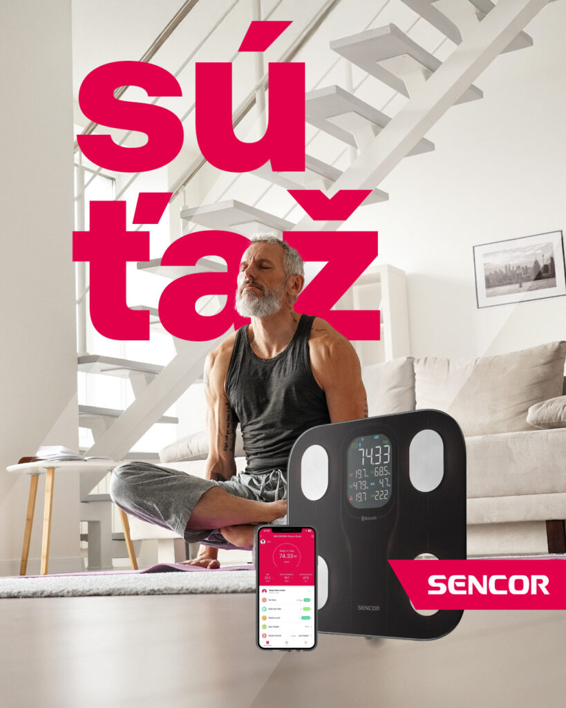 Súťaž o smart váhu Sencor SBS 8002BK