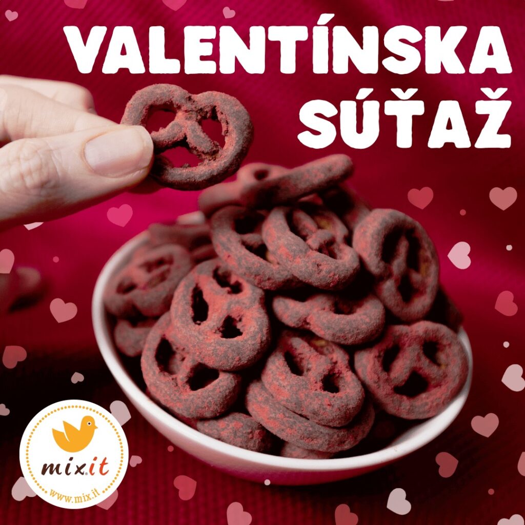 Valentínska súťaž o 3x Valentínske prclíky
