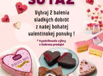 Vyhraj 2 balenia sladkých dobrôt z bohatej valentínskej ponuky