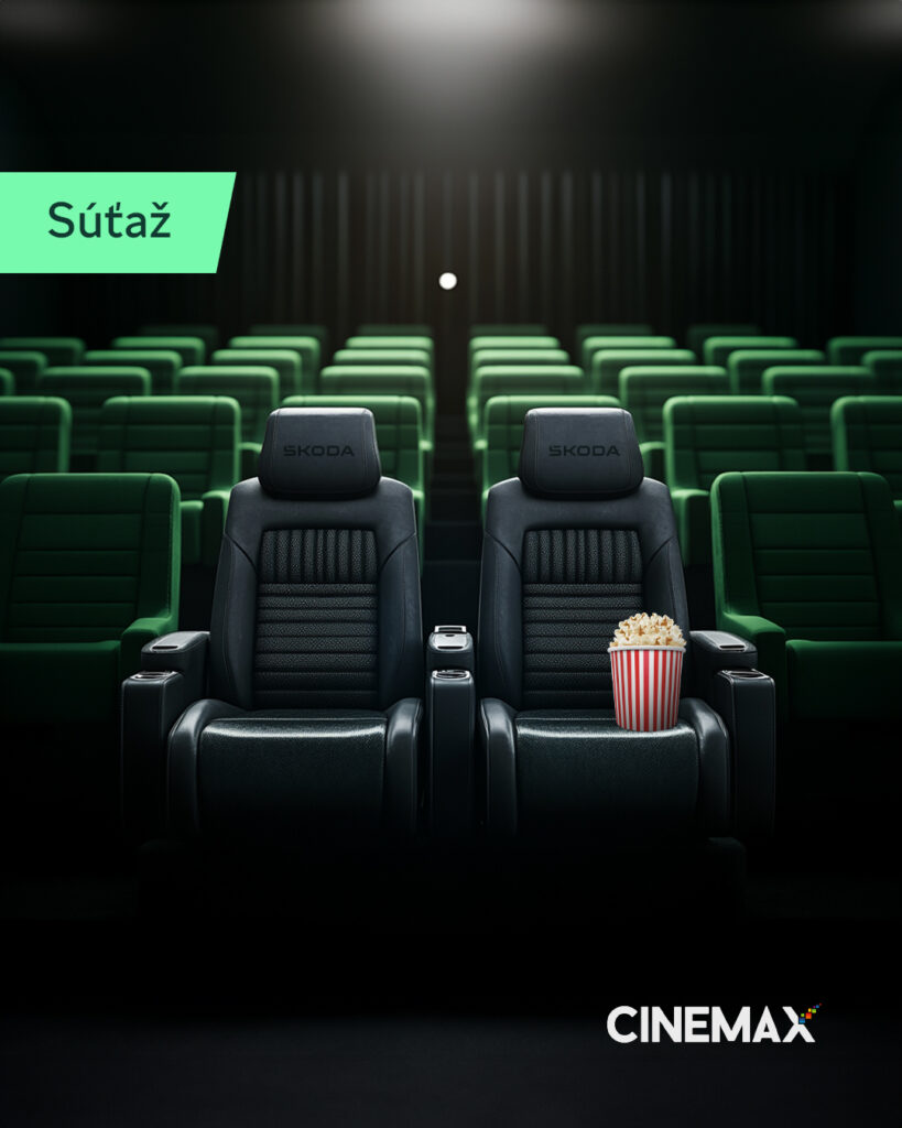 Vyhrajte 2 lístky do siete kín CINEMAX