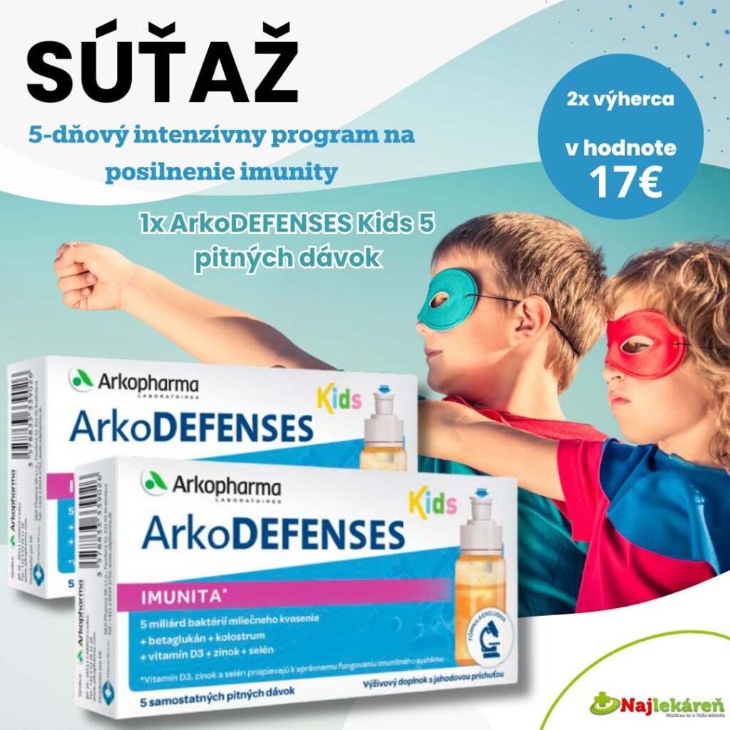 Vyhrajte ArkoDEFENSES Kids na podporu imunity