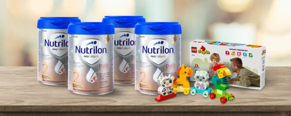 Vyhrajte následné alebo batoľacie mlieko Nutrilon a Lego Duplo