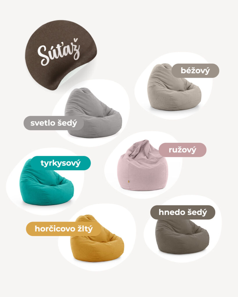 Vyhrajte štýlový sedací vak od DREVONY