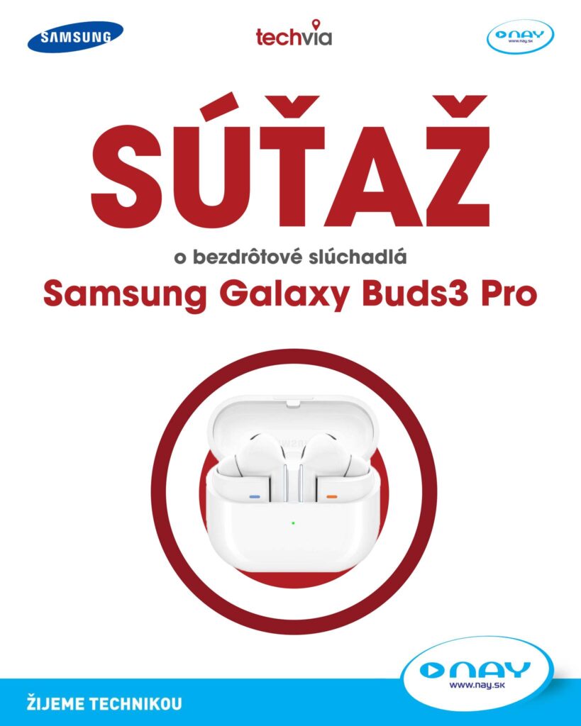 Súťaž o bezdrôtové slúchadlá Samsung Galaxy Buds3 Pro
