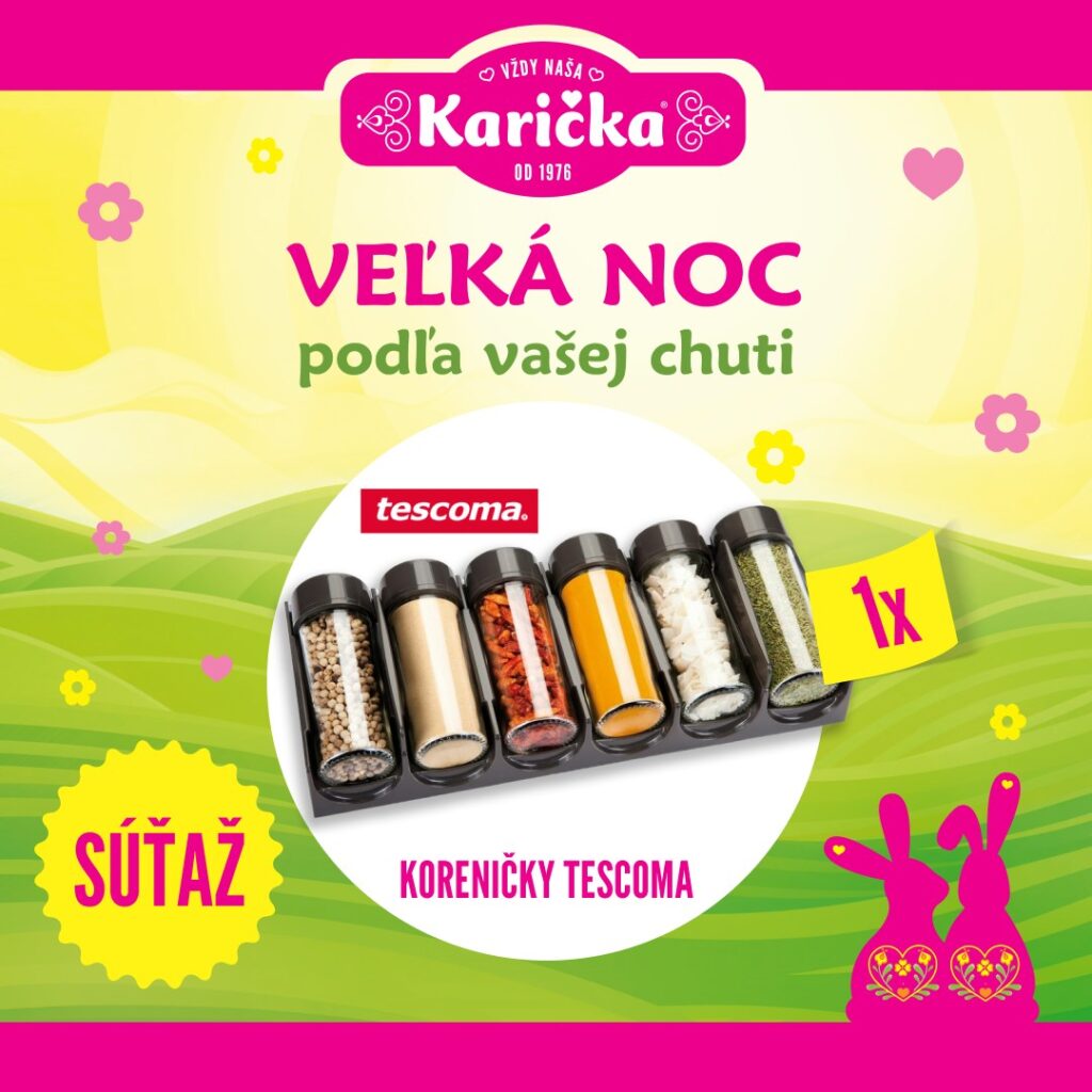 Súťaž s Karičkou o koreničky Tescoma