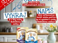 Hrajte s MILK-AGROM o 8 balíčkov múky Babičkina voľba