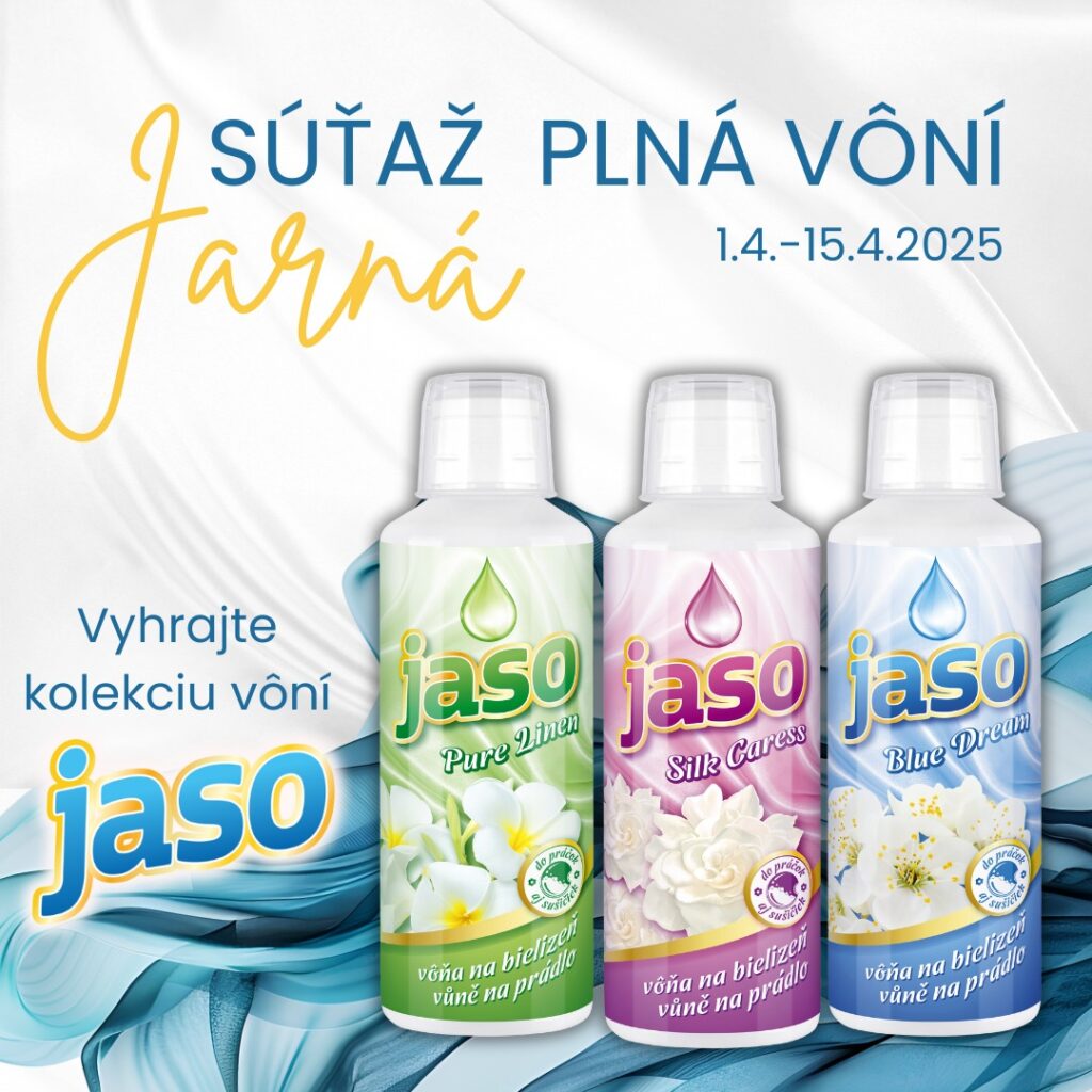 Súťaž o kolekciu JASO vôní na bielizeň