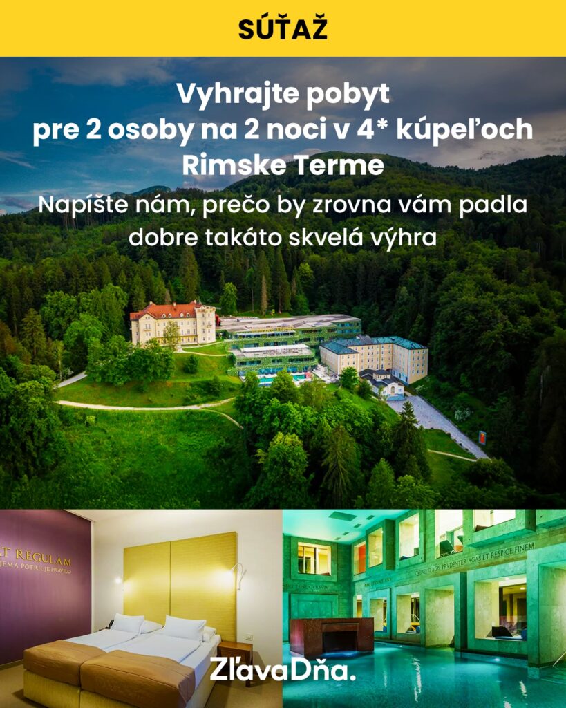 Súťaž o nezabudnuteľný pobyt pre 2 osoby v Rimske Terme