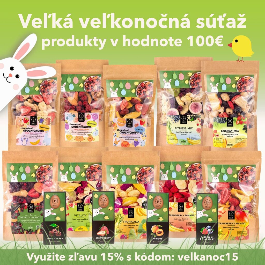 Súťaž o veľkonočnú zdravú nádielku Brix v hodnote až 100€