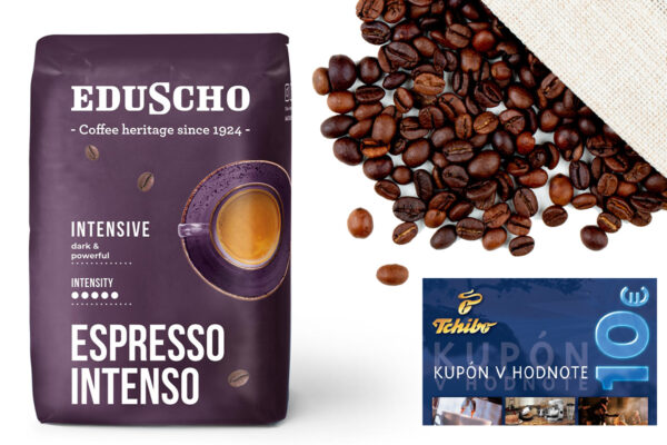 Súťaž o balíček s kávou Eduscho Espresso Intenso a darčekovú kartu