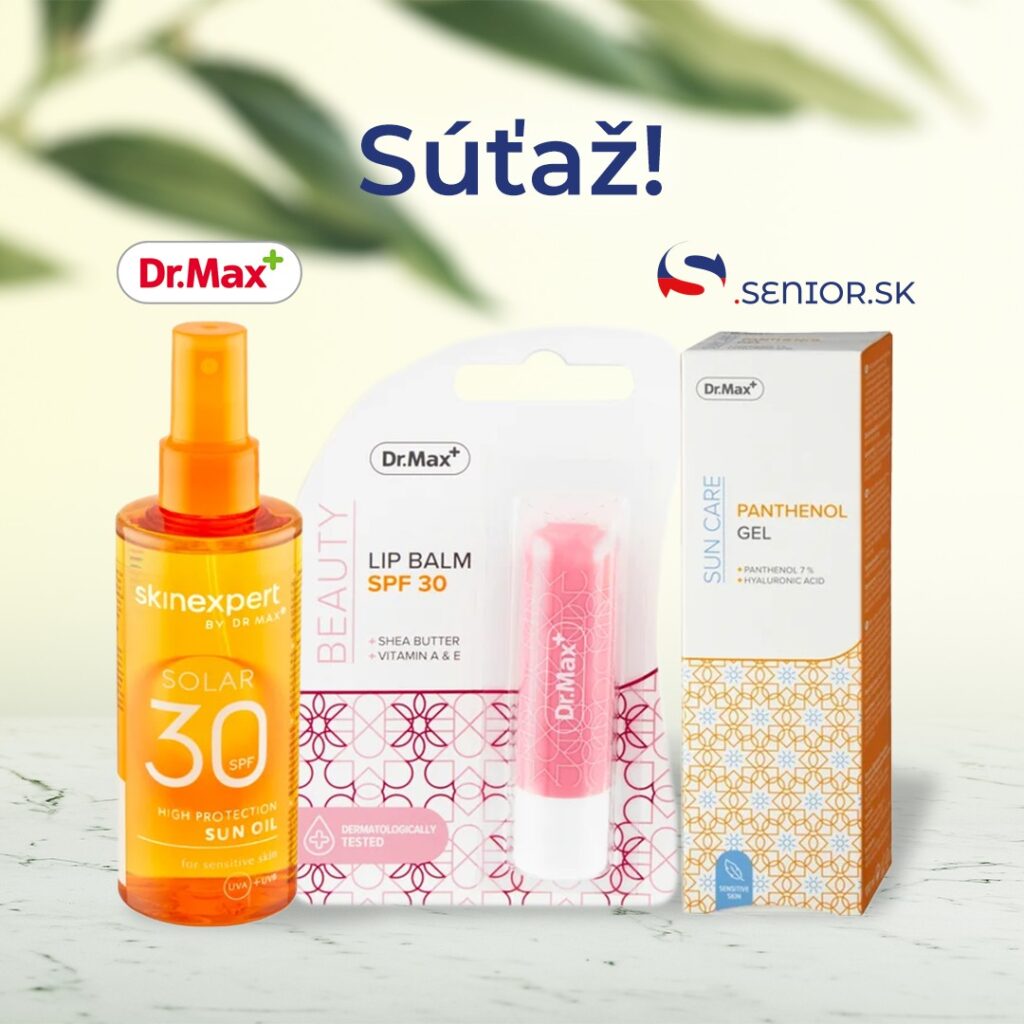 Letná súťaž o 3 balíčky produktov od Lekáreň Dr.Max