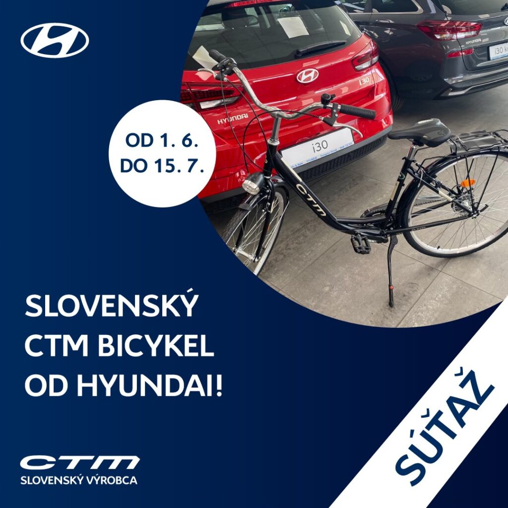 Súťaž o bicykel CTM od Hyundai Béhr & Béhr
