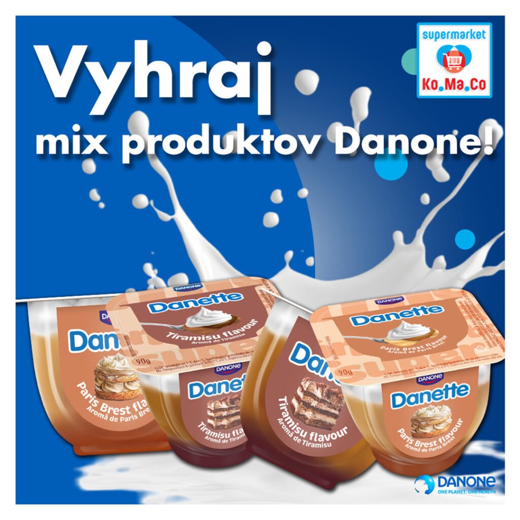 Súťaž o mix produktov Danone