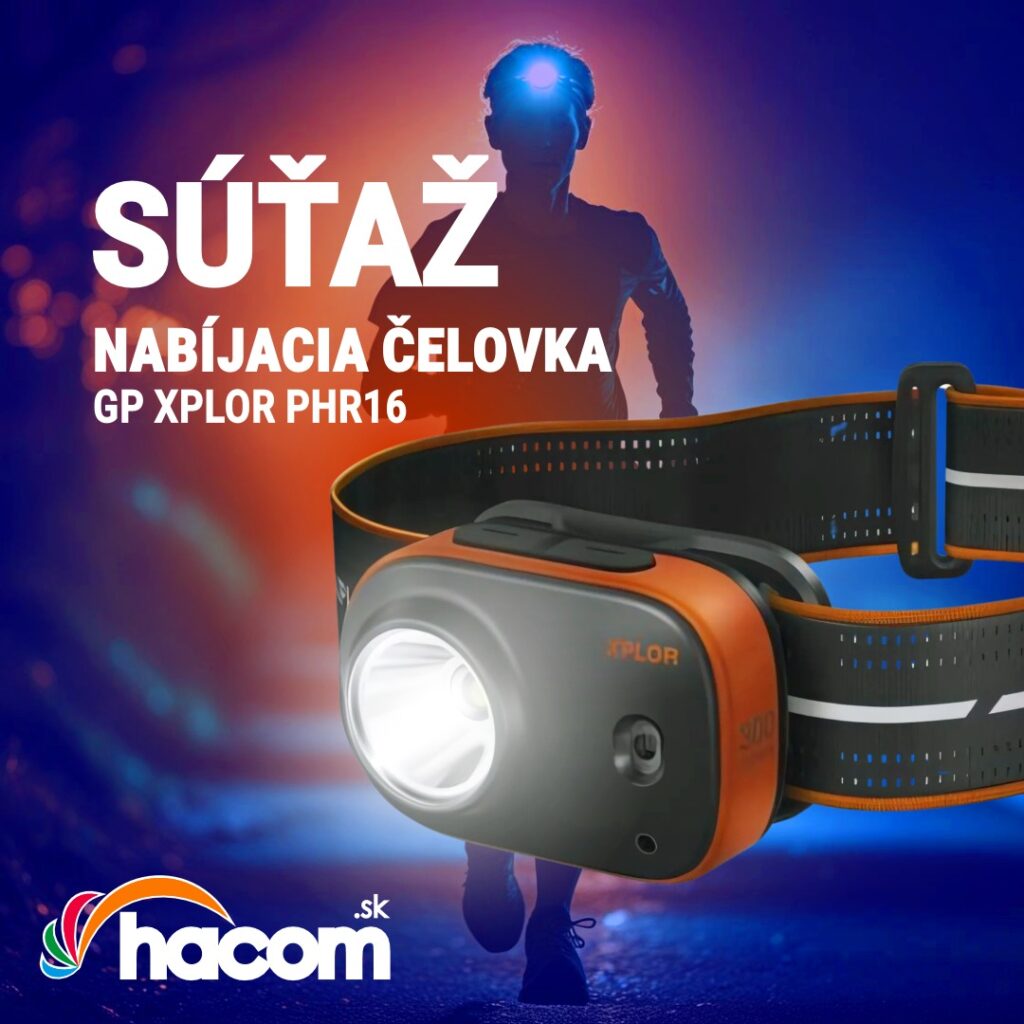 Súťaž o nabíjaciu čelovku CREE LED GP Xplor PHR16