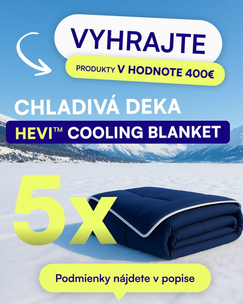 Súťažte o chladivú prikrývku HEVI™ Cooling Blanket