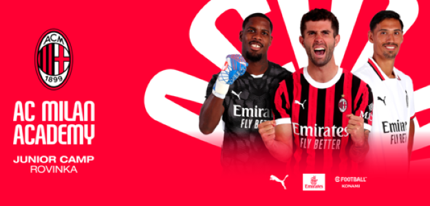 Vyhraj miesto na AC Milan Junior Camp 2025