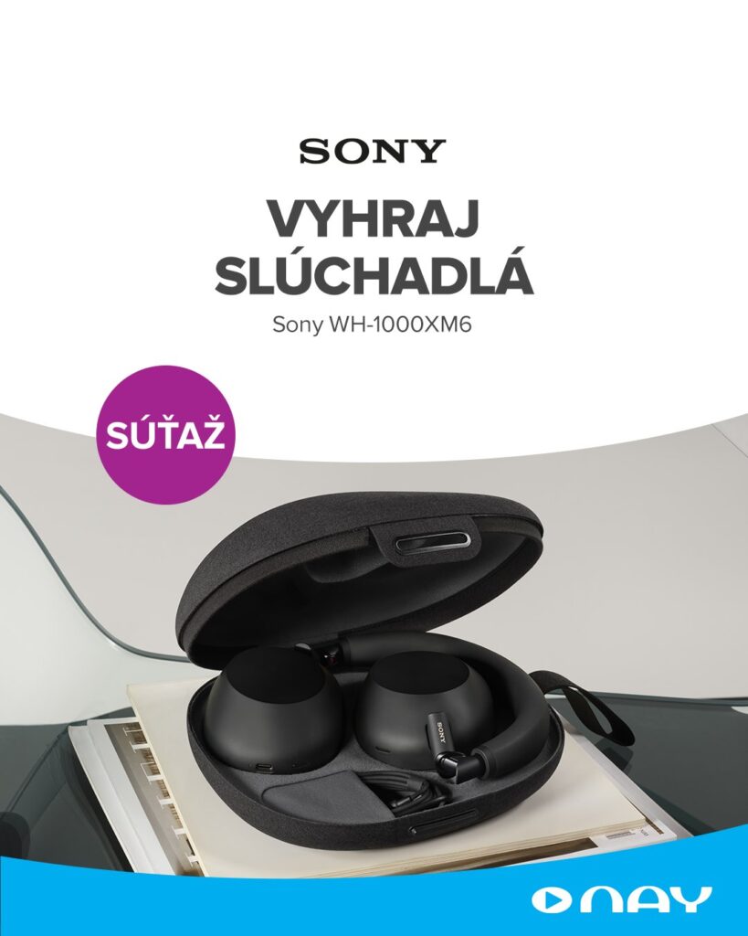 Vyhrajte slúchadlá Sony WH-1000XM6