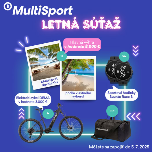 Letná súťaž s kartou MultiSport