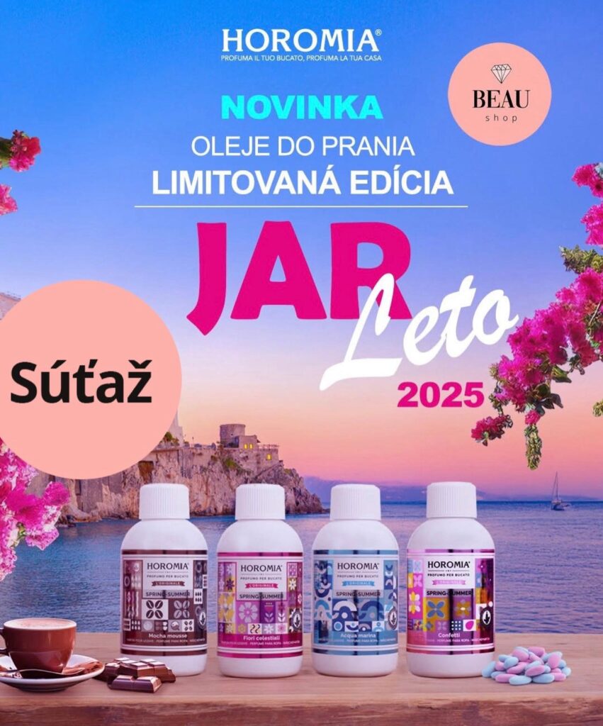 Súťaž o komplet voňavú limitovanú edíciu na pranie HOROMIA