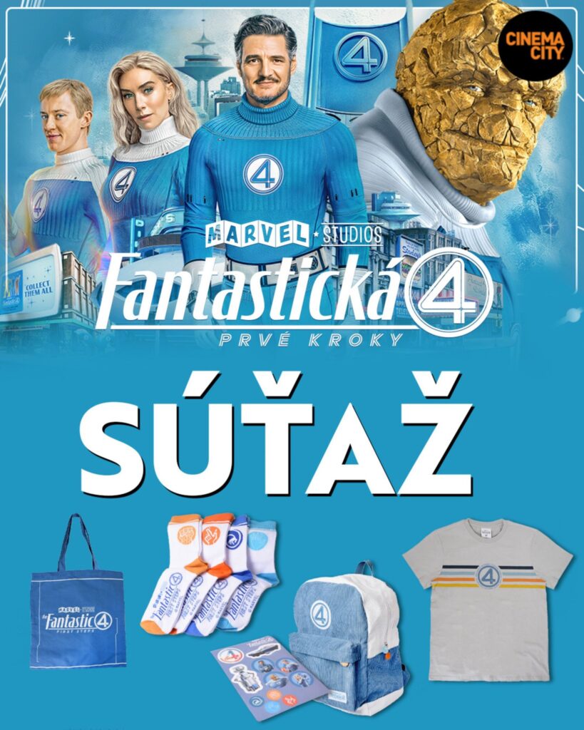 Súťaž o štýlový merch Fantastická 4