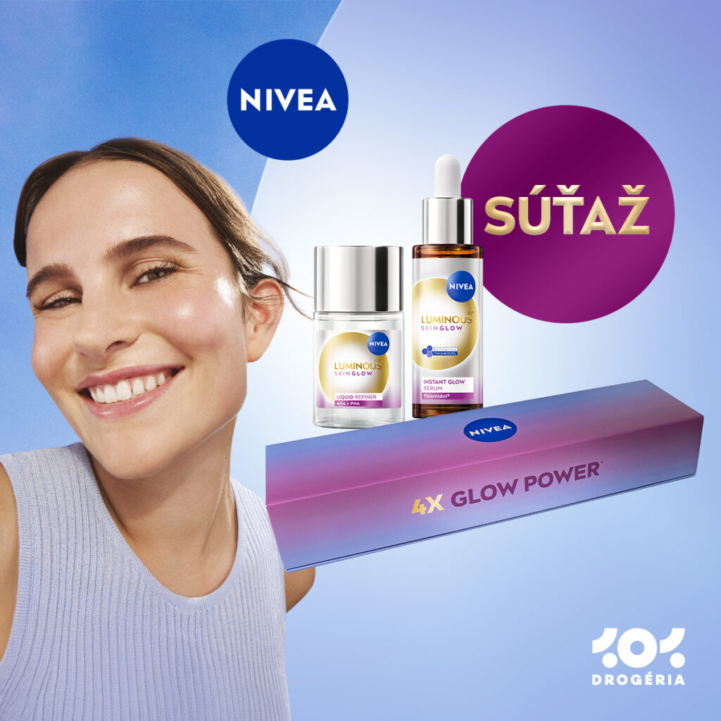 Vyhrajte balíček pre rozžiarenú pleť NIVEA Luminous630 Skin Glow