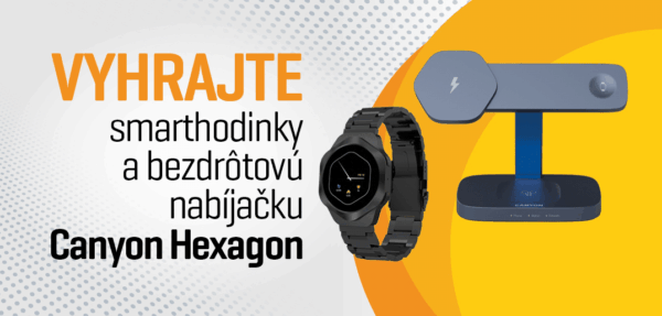 Vyhrajte smart hodinky a bezdrôtovú nabíjačku Canyon Hexagon