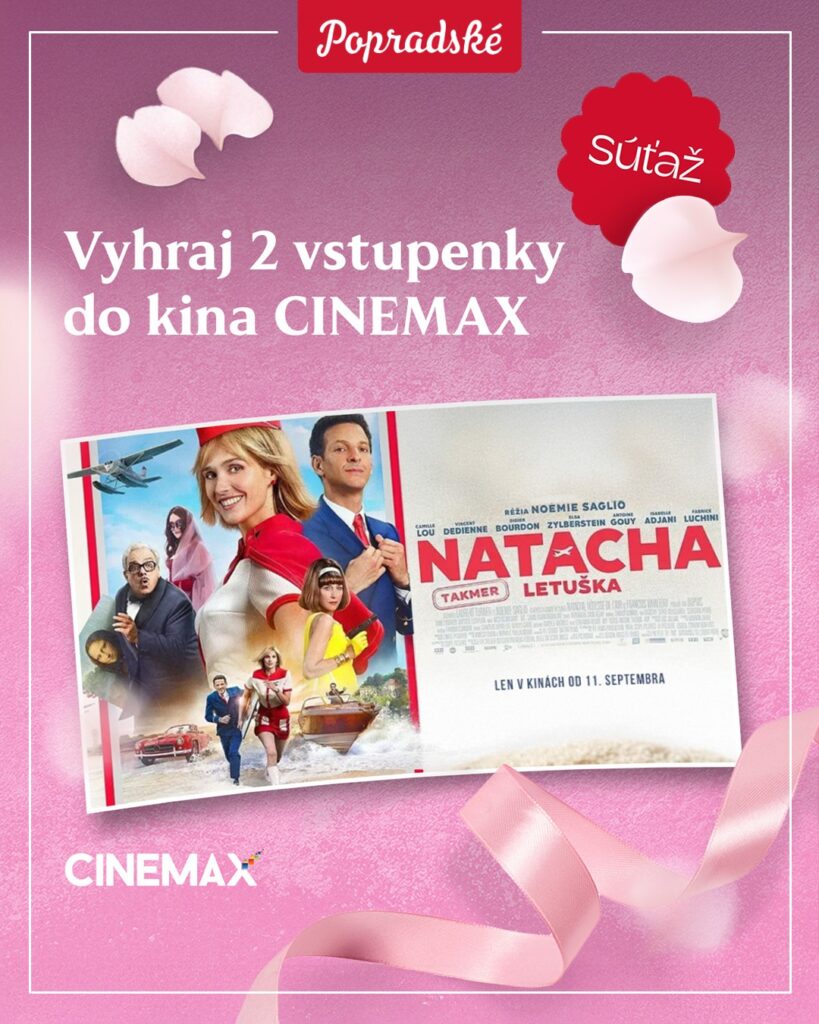 Vyhraj dve vstupenky do kina Cinemax