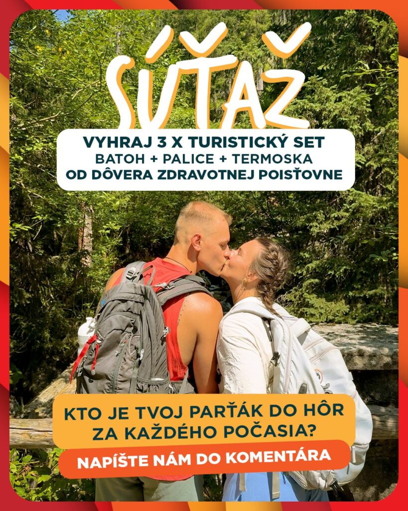 Súťaž o 3 x turistický set - batoh, palice a termosku