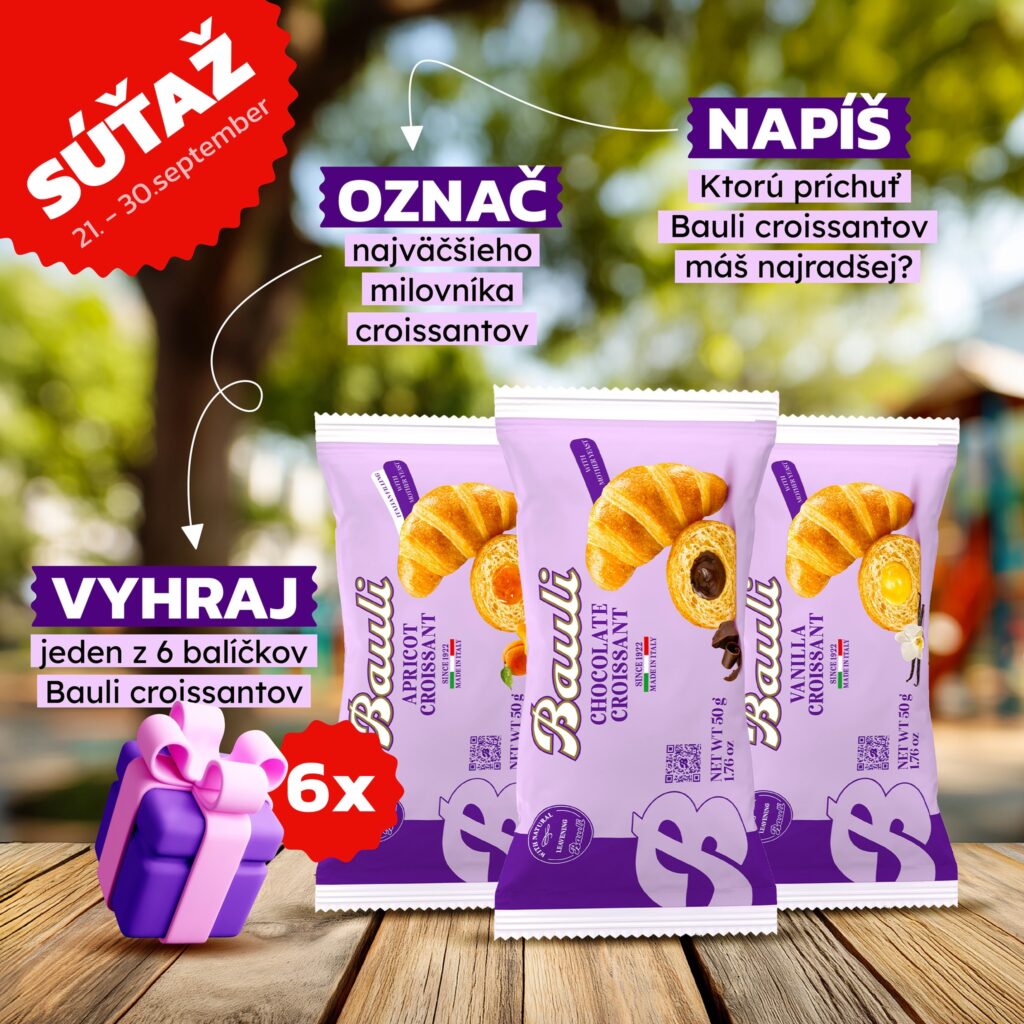 Súťaž o 6 balíčkov croissantov Bauli
