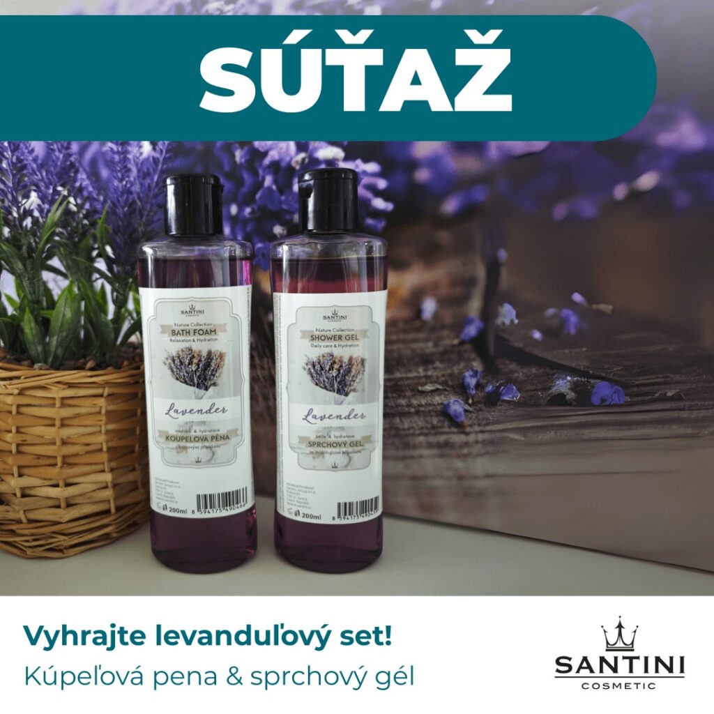 Súťaž o Levanduľový set - Sprchový gél Lavender a kúpeľová pena Lavender