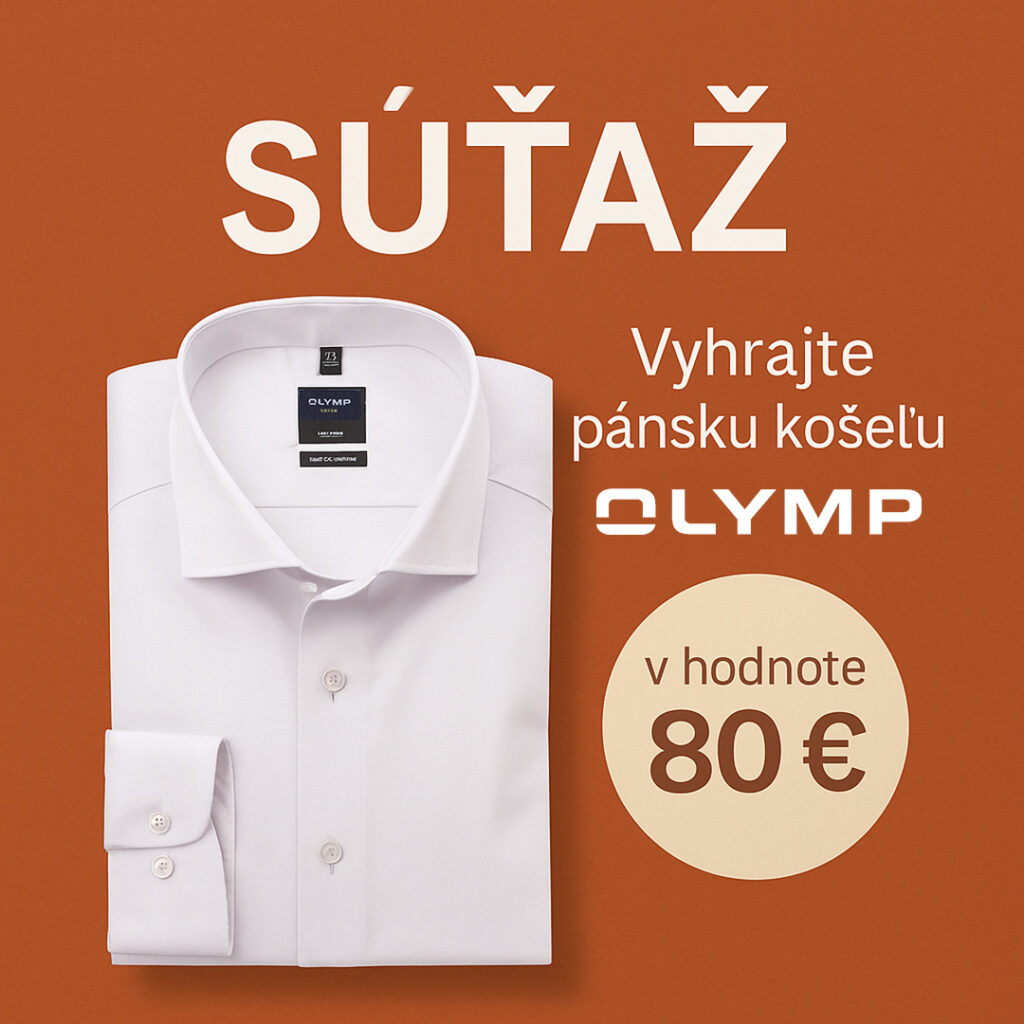 Súťaž o pánsku košeľu OLYMP v hodnote 80€