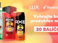 Súťaž so zn. Axe, Rexona a Lux o 20 darčekových balíčkov