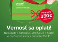 Vyhrajte darčekovú kartu Dr. Max v hodnote 350€