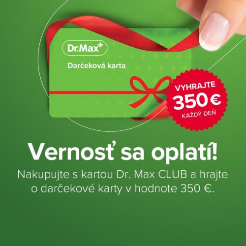 Vyhrajte darčekovú kartu Dr. Max v hodnote 350€