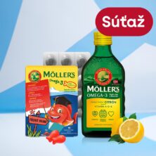 Súťaž o Möller's Omega 3 Rybí olej