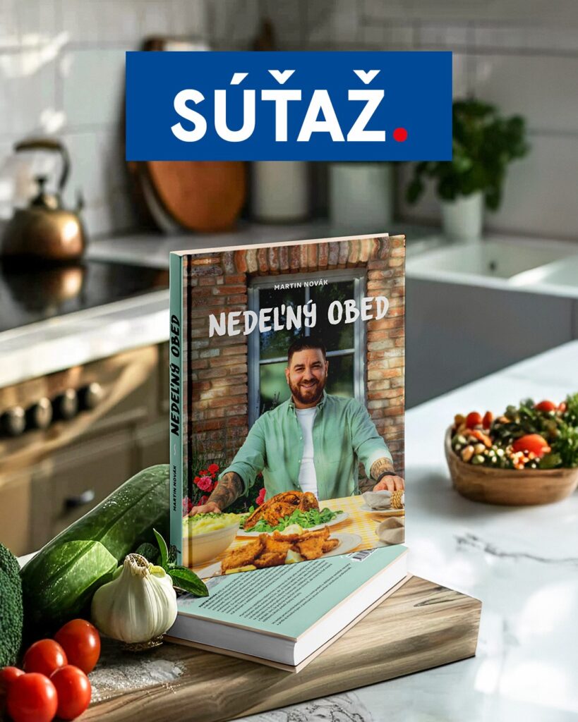 Súťaž o kuchársku knihu Martina Nováka aj s jeho podpisom