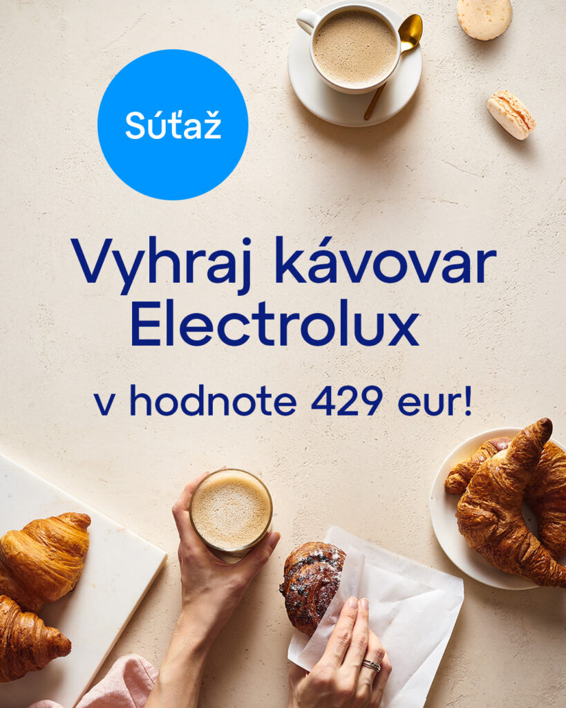 Súťaž o skvelý kávovar Electrolux v hodnote 429€