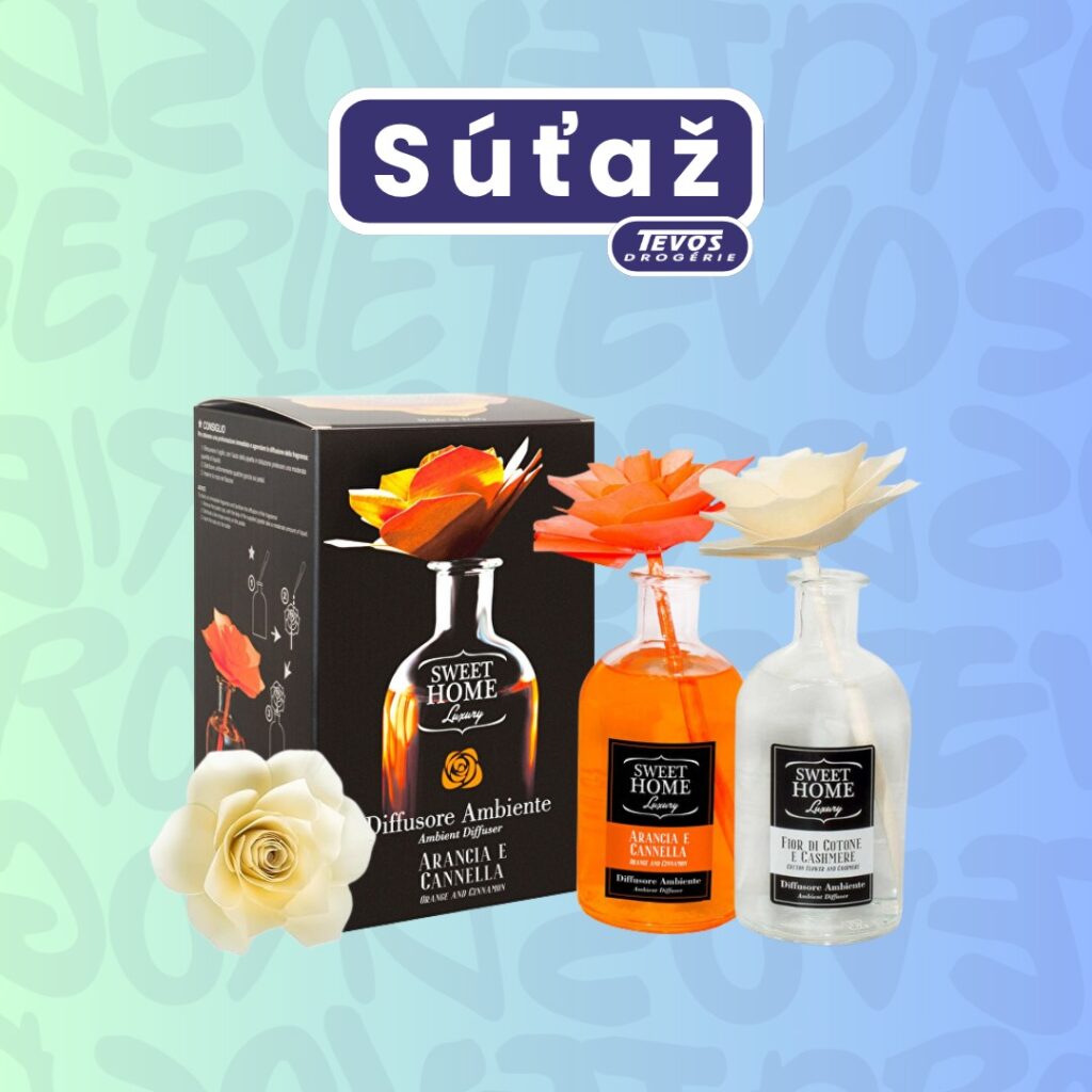 Vyhrajte 2 difuzéry Sweet Home
