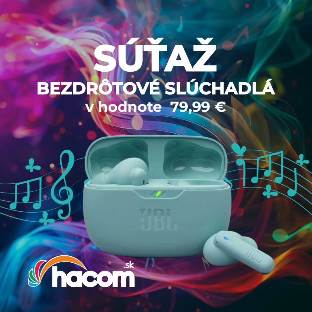 Súťaž o bezdrôtové slúchadlá JBL Wave Beam 2 Blue