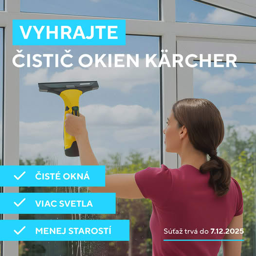 Súťaž o čistič okien Kärcher