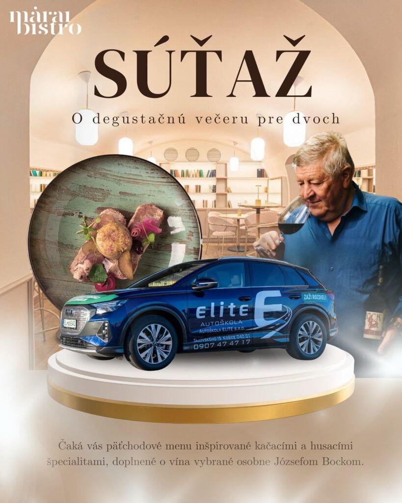 Súťaž o degustačnú večeru pre 2 osoby