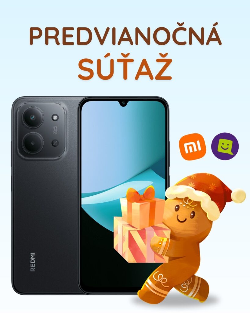 Súťaž o smartfón Redmi 15C v elegantnej čiernej farbe